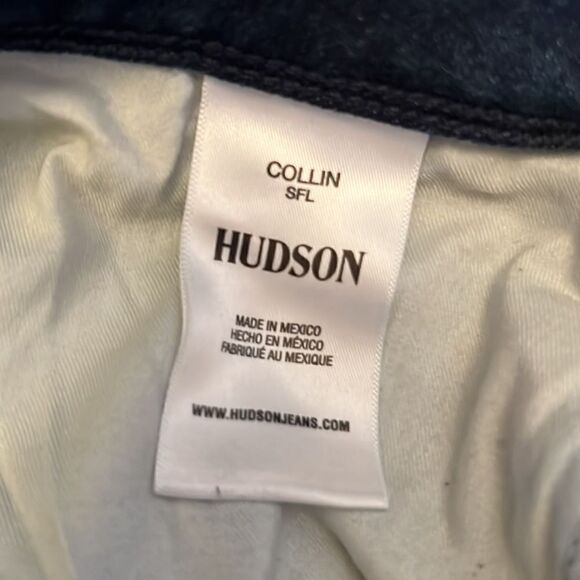 Hudson Jeans Collin Mid-Rise Skinny Jeans- Sea Floor - Size 32- NWT - Picture 11 of 11